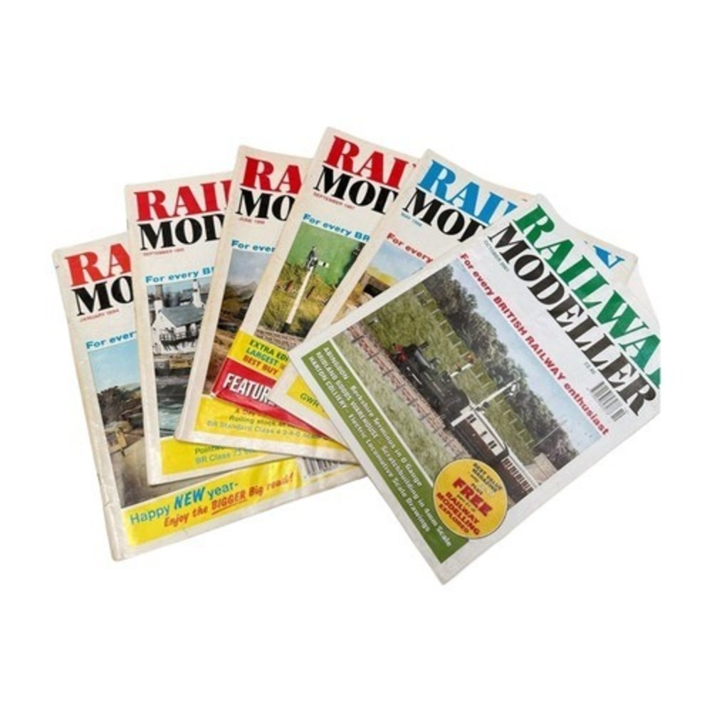 Railway Modeller Magazine Lot 6 Issues Multicolor